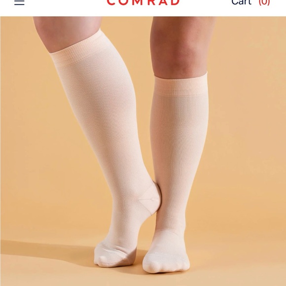 Comrad Knee High Compression Socks Medium Women’s - Picture 3 of 6